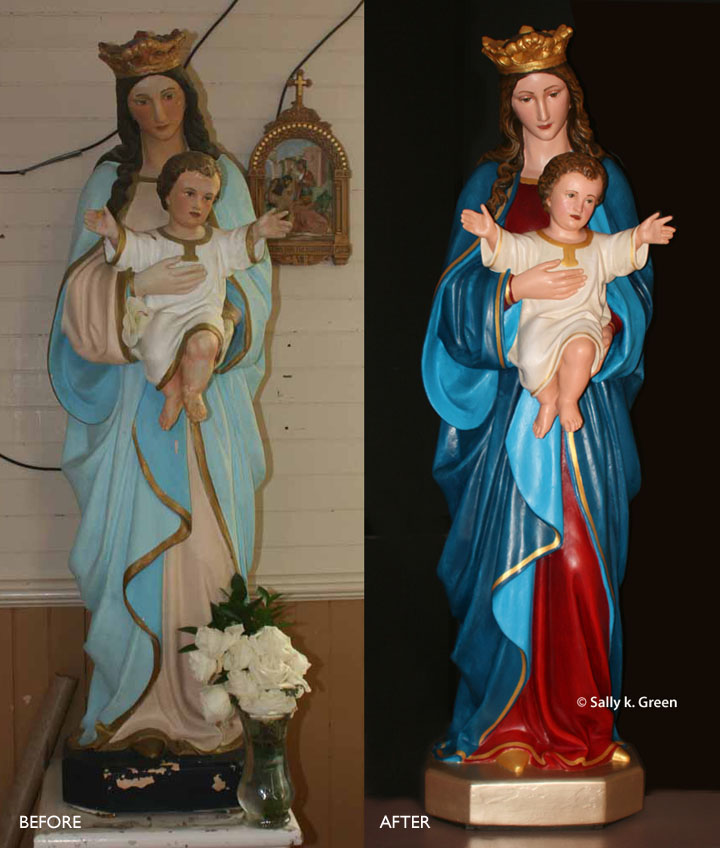 Blessed Mary with the Christ Child